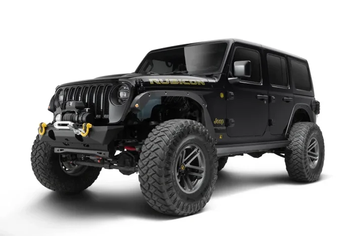 Bushwacker Trail Armor Fender Delete – Plastic – Black – Jeep Wrangler JLU 2018-21 – (Set of 4)