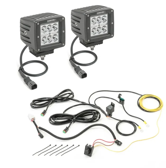 Carnivore 3″ Cube LED Light Kit with Wiring Harness