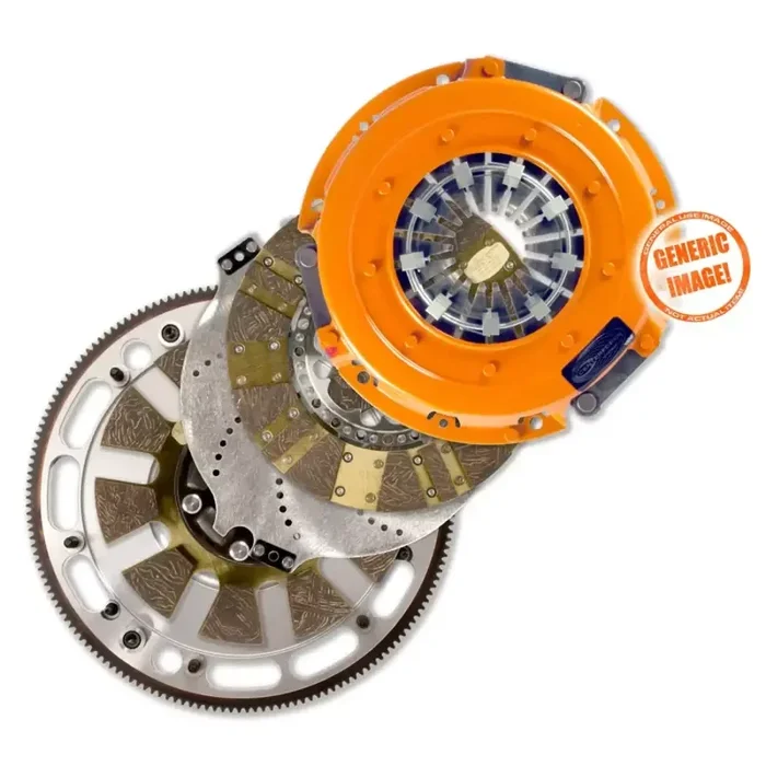 Centerforce DYAD DS Twin Disc Clutch Kit – 10.40 in Diameter – 1-1/8 in x 26 Spline – Sprung Hub – Organic/Carbon – Dodge Challenger 2009-18