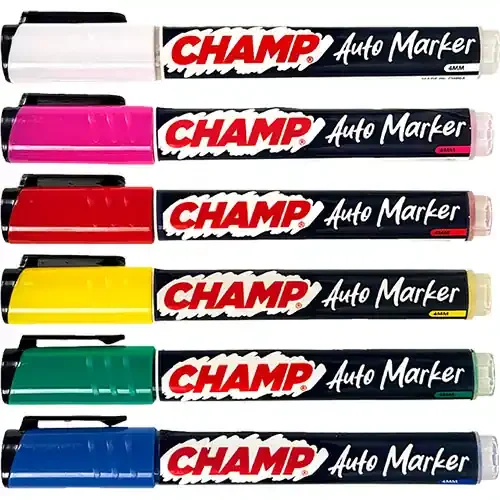 CHAMP® Auto Markers Assortment – Pack of 12