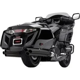 Cobra Exhaust 1217B Black 6 into 6 Slip On Mufflers Honda Goldwing F6B