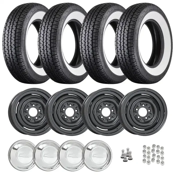 Coker Classic Star Series 2.50 Inch Whitewall 205/75R15