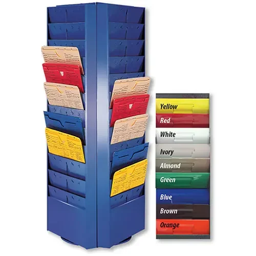 Colored Rotating Racks – 72 Pocket (4 Sided)
