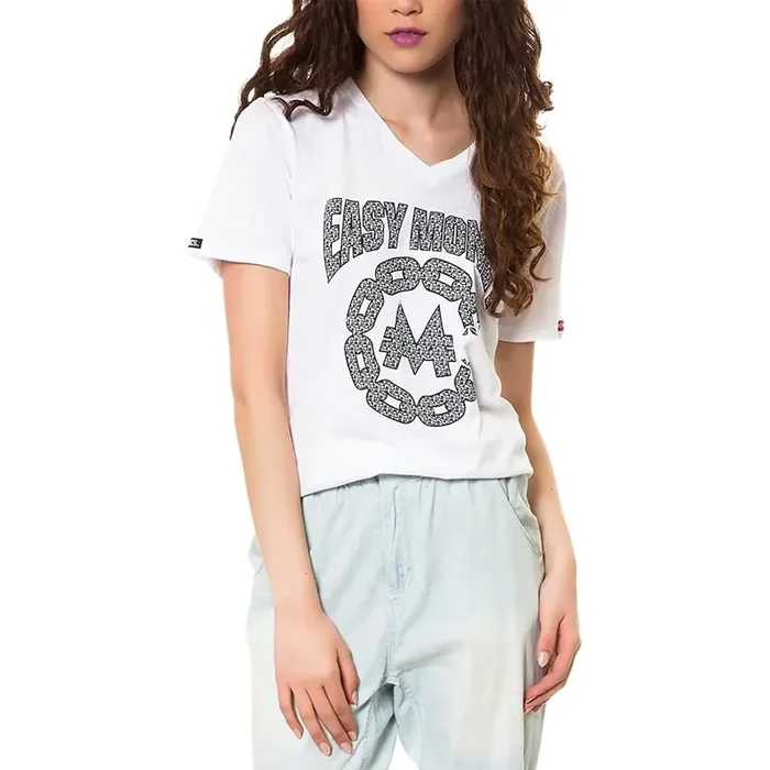 Crooks & Castles Easy Money V-Neck Women‘s Short-Sleeve Shirts