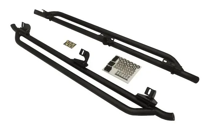 Crown Automotive RT20029 Side Guard Set in Textured Black for 07-18 Jeep Wrangler JK Unlimited