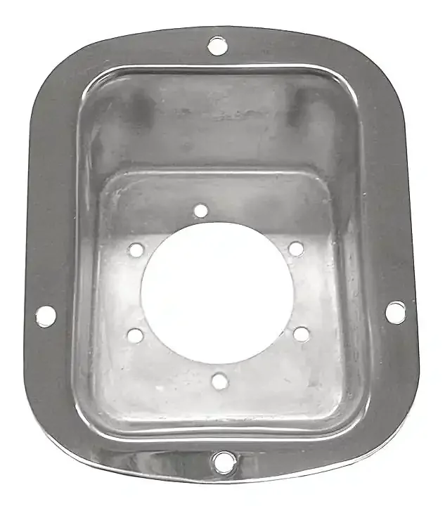 Crown Automotive RT34089 Gas Filler Bezel in Stainless Steel for 77-95 Jeep CJ and Wrangler YJ