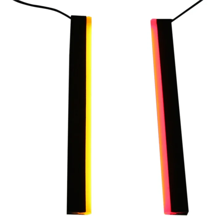 CUSTOM DYNAMICS 2040-1786 GENPLASMA10DC2 Dual-Color Plasma Rods™ – 10 ” – Red/Amber