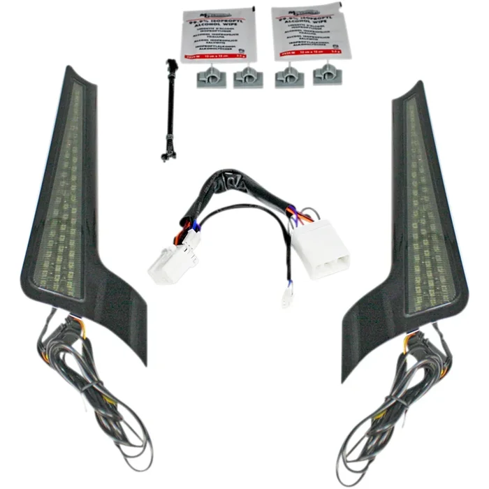 CUSTOM DYNAMICS 2040-2519 CD-FASCIA-HD-SB Fascia LED Panels – Fascia LED Light Panels – Black/Smoke