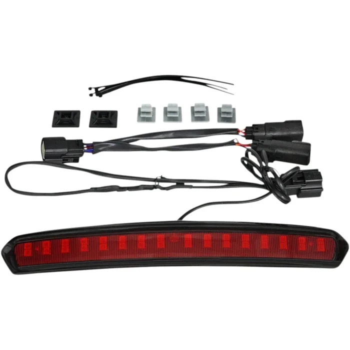 Custom Dynamics Tour Pack Lid Light – Black/Red [MPN: CD-TP-LID-BR]