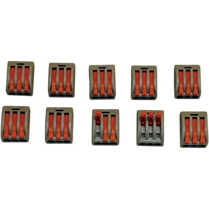Custom Dynamics Wiring Cage Clamps 3-Spot – 10/Pack CG23