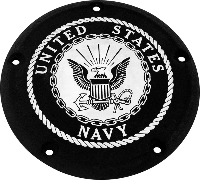 CUSTOM ENGRAVING 7 TC DERBY COVER NAVY BLACK