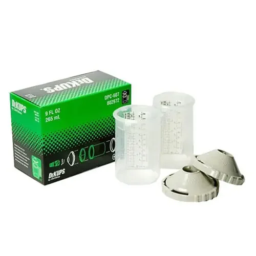 DeVilbiss DeKups DPC-607 Reusable 9 Oz. Sleeves & Lids – 802972