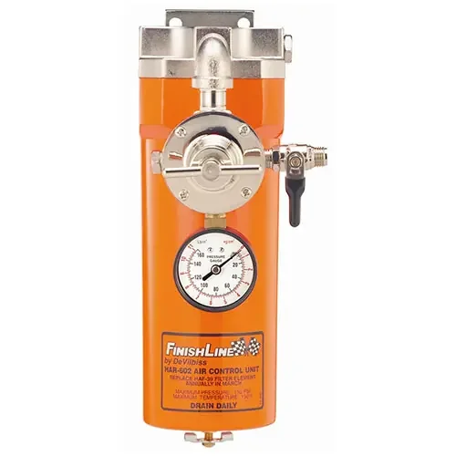 Devilbiss FinishLine 120CFM Air Line Filter With 50CFM Regulator – 130099