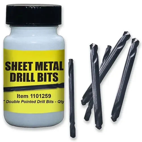 Double Point Drill Bits 1/8″ x 2″ (50 bits per bottle)