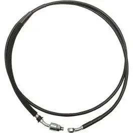 Drag Black Braided Extended Plus +10 Hydraulic Clutch Line Cable CVO & 14-16 FLH