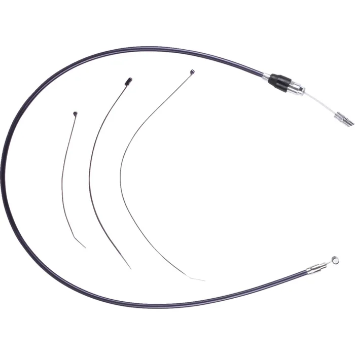Drag Specialties Quick Connect Clutch Cable – Upper – Black/Chrome 0652-3254