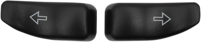 Drag specialties Turn Signal Switch Extension Caps – Black 2017-2025 Harley Davidson FLHRXS Road King Special / 2014-2022 Harley Davidson FLHR Road King / 2015-2025 Harley Davidson FLRT Freewheeler