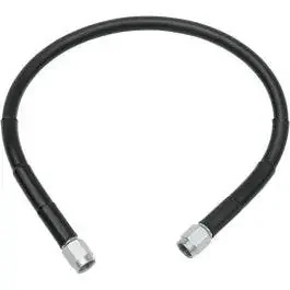 Drag Universal Black Vinyl 70″ Stainless Steel Brake Line w/ AN-3 Fittings Ends