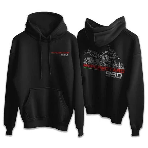 Ducati Hypermotard 950 2019-2024 Hoodie, Motorcycle Pullover Hoodie for Riders