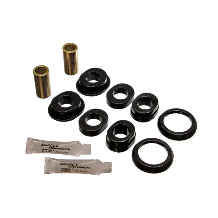 Energy Suspension Hyper-Flex Front Axle Pivot Bushing – Black / Cadmium – Ford Fullsize Truck 1965-79