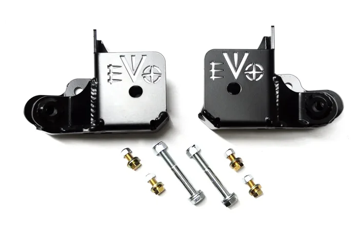 EVO Manufacturing EVO-1038 Rear Lower Rock Star Control Arm Skids for 07-18 Jeep Wrangler JK