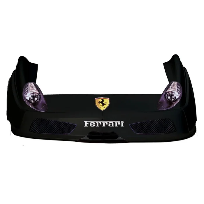 Five Star Ferrari MD3 Complete Nose and Fender Combo Kit – Black (Newer Style)
