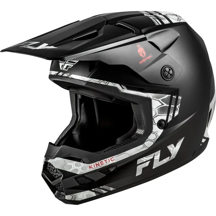Fly Racing Kinetic Verdict Kryptek Helmet – Black/Grey