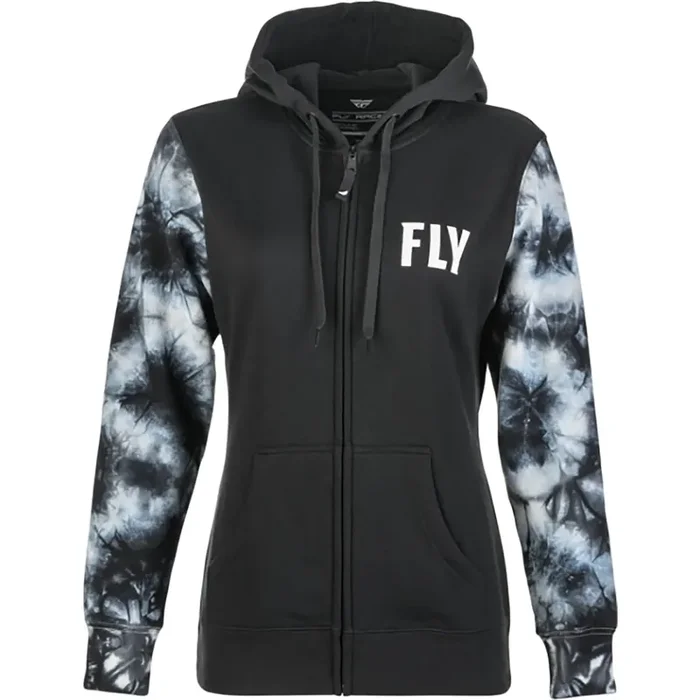 Fly Racing Tie-Dye Women‘s Hoody Zip Sweatshirts