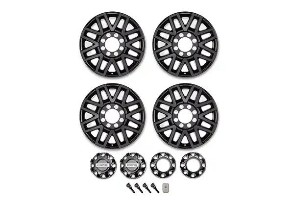 Ford Racing 05-22 F-Super Duty 20in x 8in Wheel Package with TPMS Kit – Black M-1007K-SU2008EB