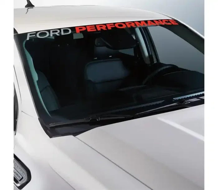 Ford Racing Ford Performance Ranger Windshield Banner – Wht/Red M-1820-RGR