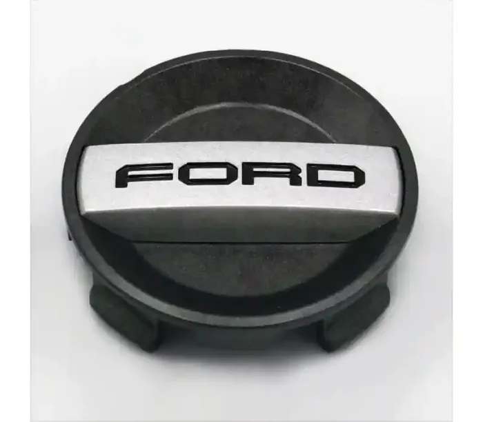 Ford Racing Ford Truck/SUV Black And Chrome Wheel Center Cap Kit M-1096K-BCT