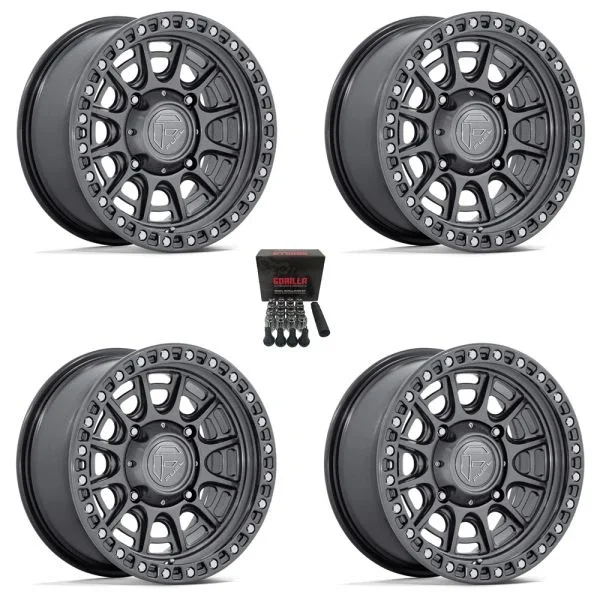 Fuel Cycle 15″ Wheels Gloss Gunmetal +38mm Can-Am Maverick X3 / Honda Pioneer 1000