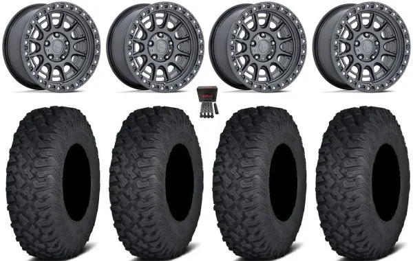 Fuel Cycle 15″ Wheels GM +38mm 30″ Coyote Tires CFMoto UForce U10 Pro / U10 XL Pro / ZForce Z10 / Z10-4