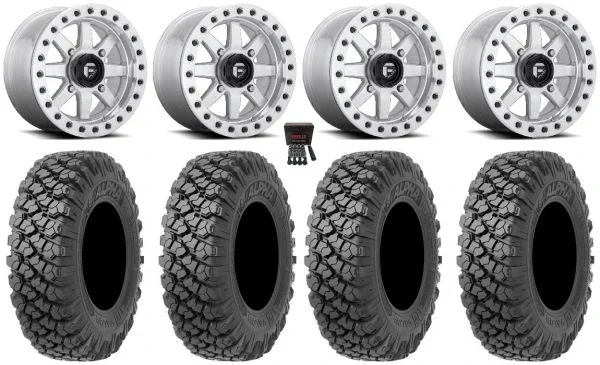 Fuel Maverick Bdlk 15″ Wheels Mh 35″ Alpha Tires Polaris Sportsman / RZR / Ranger