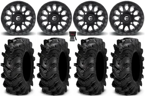Fuel Vector MB 14″ Wheels 28″ Cryptid Tires Polaris Sportsman / RZR / Ranger