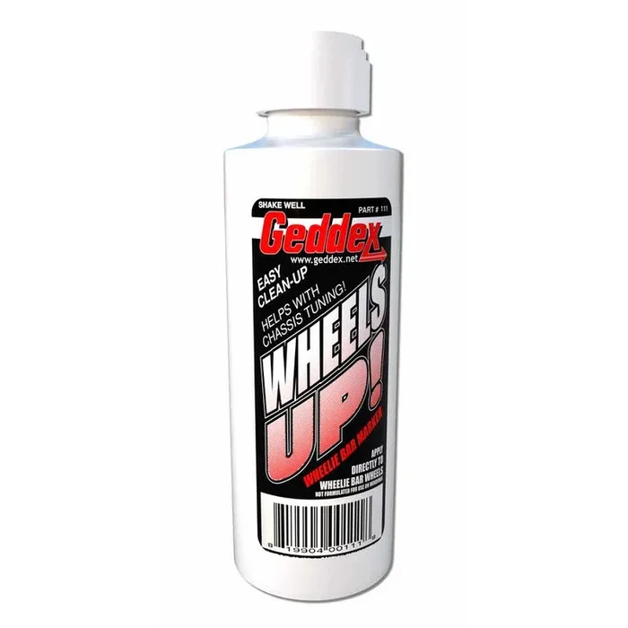 Geddex Wheels Up Wheelie Bar Marker Chalk White 3 oz Bottle/Applicator – Each