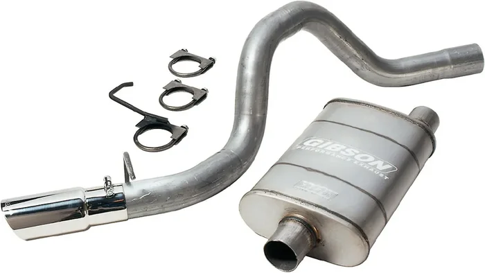 Gibson 617201 Stainless Steel (flange connection to converter) Cat-Back System for 00-01 Jeep Cherokee XJ with 4.0L Engine