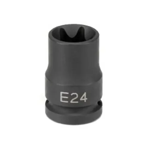 Grey Pneumatic 1/2″ Drive x E24 Standard Length External Impact – 2124ET