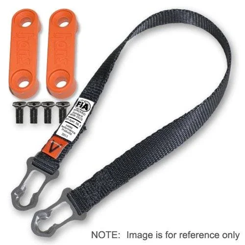 HANS Device Tether Kit – Post Anchor – Sliding – Oval Style (Adjustable – Pro Ultra – Sport I – & Professional)- Standard