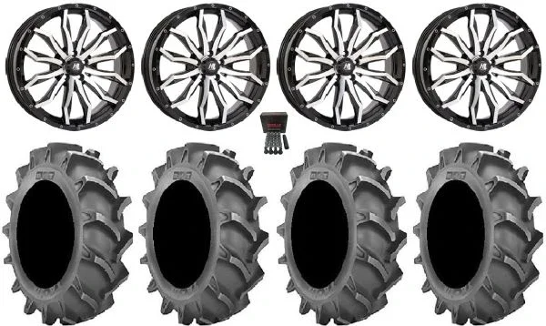 High Lifter HL21 24″ Wheels Mh 40×8.3 BKT 171 Tires CFMoto UForce U10 Pro / U10 XL Pro / ZForce Z10 / Z10-4