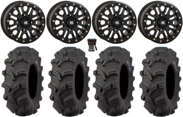 High Lifter HL23 Bdlk 14″ Wheels Bk 28″ Executioner Tires Polaris Sportsman / RZR / Ranger