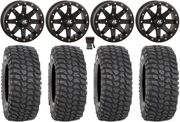 High Lifter HL9 Bdlk 15″ Wheels Bk 6+1 35″ XCR350 Tires Polaris RZR XP 1000 / PRO XP / Ranger XP 900/1000