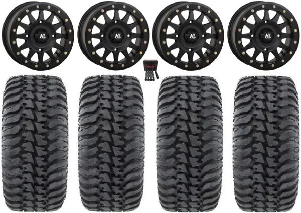 High Lifter HLA1 Bdlk 14″ Wheels Bk 32″ Regulator Tires Can-Am Maverick X3 / Honda Pioneer 1000 / Talon