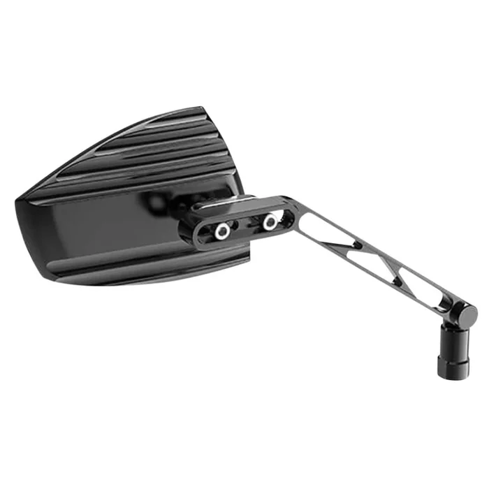 Highsider Wave Mirror – Black/Silver [MPN: 301-4901]