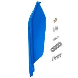 Hogworkz Electric Blue Mid-Frame Air Deflectors for Harley Touring 09-24