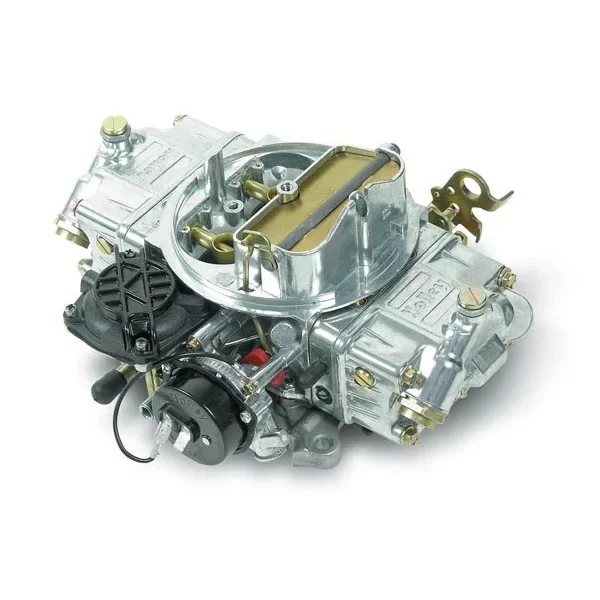 Holley Street Avenger Model 4150 570 CFM 4-Barrel Carburetor – Square Bore – Electric Choke – Vacuum Secondary – Dual Inlet – Silver