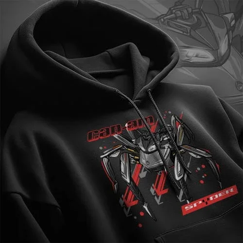 Hoodie Can-Am F3S Pure Magnesium Metallic 2017 for Riders