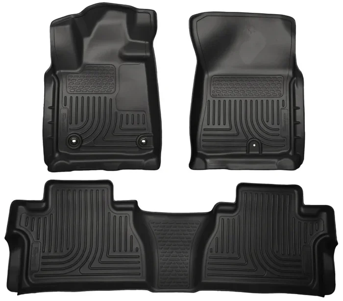 Husky Liners Weatherbeater Floor Liner – Front and 2nd Row – Plastic – Tan
