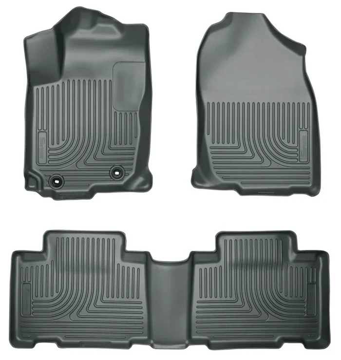 Husky Liners WeatherBeater Front/2nd Row Floor Liner – Black – Honda Accord 2013-16