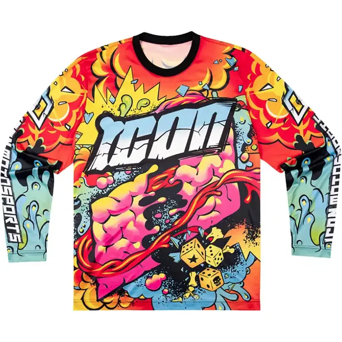 Icon Scatterbrain LS Men‘s Street Jerseys
